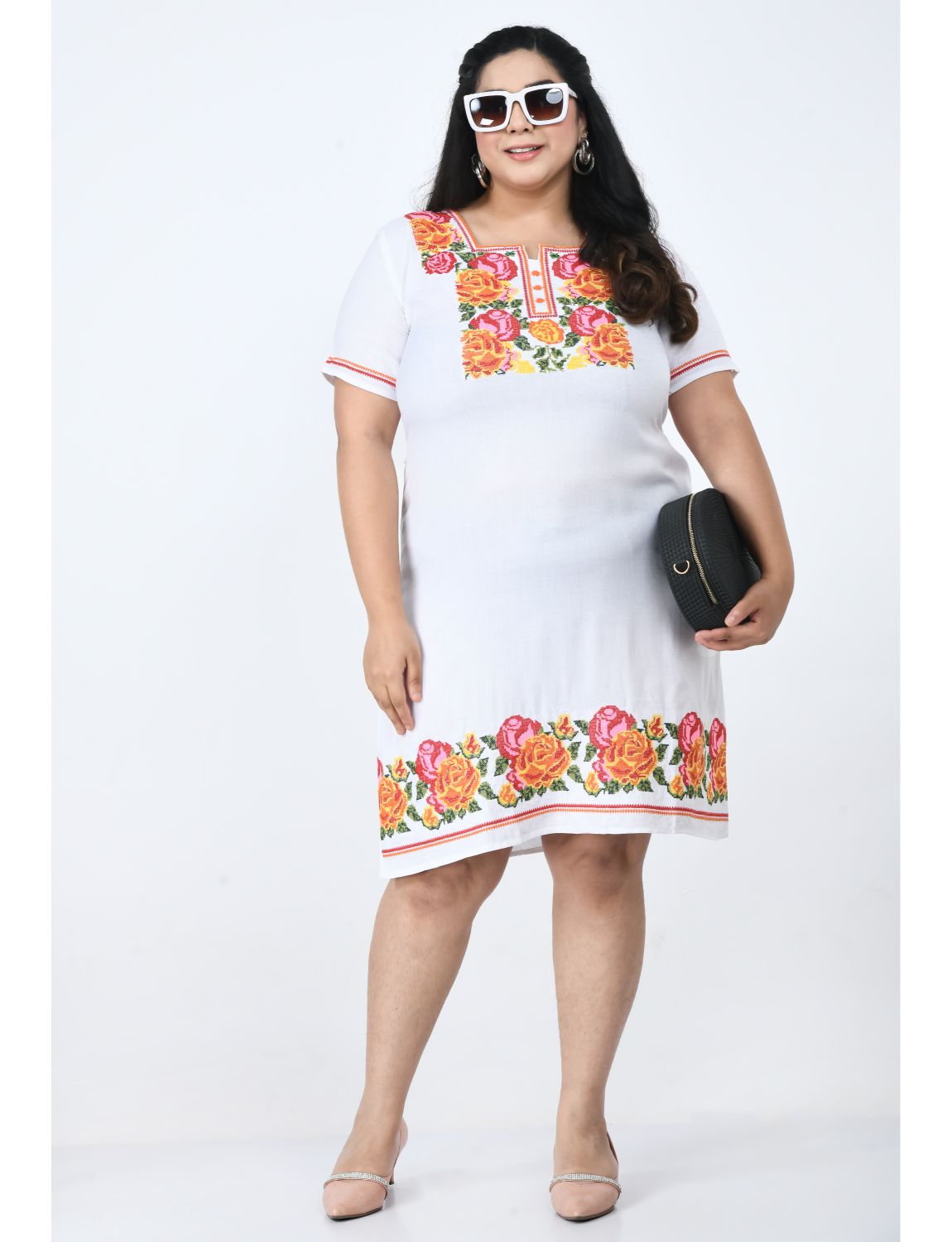 Floral A-Line Dress