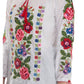 Casual Regular Sleeves Embroidered Women White Multicolor Top