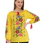 Casual Regular Sleeves Embroidered Women Multicolor Top