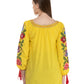 Casual Regular Sleeves Embroidered Women Multicolor Top