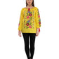 Casual Regular Sleeves Embroidered Women Multicolor Top