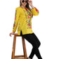 Casual Regular Sleeves Embroidered Women Multicolor Top