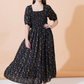 Women Floral Printed Fit and Flare Maxi Dress