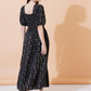 Women Floral Printed Fit and Flare Maxi Dress
