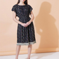 Women Pleated Fit and Flare Dress