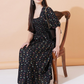 Women Floral Printed Fit and Flare Maxi Dress