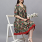 Women Floral Printed Empire Dress