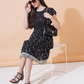 Women Pleated Fit and Flare Dress