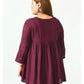 Tie-Up Neck Pure Cotton Empire Top