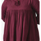 Tie-Up Neck Pure Cotton Empire Top