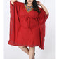 Bright Red Kaftan Dress