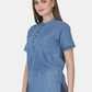 Mandarin Collar Shirt Top