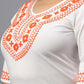 Plus Size Round Neck Cap Sleeves Top