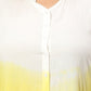 Plus Size Ombre Printed Mandarin Collar Cuffed Sleeves Shirt Dress