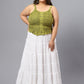 Self Design Flared Maxi Skirts
