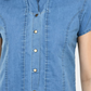 Denim Shirt Style Top