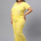 Plus Size Floral Printed Night Track-Suit