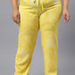 Plus Size Floral Printed Night Track-Suit