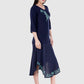 Women Dress Light Green Rayon Sleeveless Ombre Dye Asymmetric
