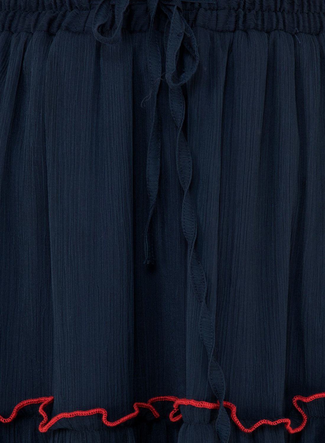 Women Skirt Navy Blue Regular Fit And Flare