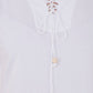 Women Top White Rayon With Less
