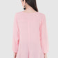 Women Top Baby Pink Fabric Rayon