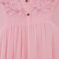 Women Top Baby Pink Fabric Rayon