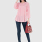 Women Top Baby Pink Fabric Rayon