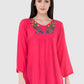 Women Top Rani Rayon Crepe Embroidery Work