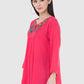 Women Top Rani Rayon Crepe Embroidery Work