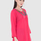 Women Top Rani Rayon Crepe Embroidery Work