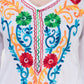 Women Top White Rayon Casual Regular Fit 3/4 Sleeve