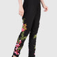 Women Trouser Black Regular Fit Rayon