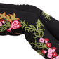 Women Trouser Black Regular Fit Rayon