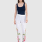 Women Trouser White Regular Fit Rayon