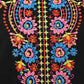 Women Top Black Casual Regular Fit 3/4 Sleeve