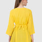 Women Top Yellow Casual Regular Fit and Flare 3/4 Sleeve