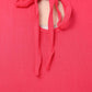 Women Top Pink Regular Fit Party Fit and Flare Bell Sleeve With Lace Work