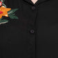 Women Top Brown Casual Regular Fit Full Sleeve Embroidery Work
