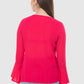 Women Top Rani Casual Regular Fit Bell Sleeve Embroidery Work