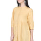 Women Top Musturd Casual Regular Fit and Flare 3/4 Sleeve