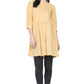 Women Top Musturd Casual Regular Fit and Flare 3/4 Sleeve