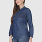 Women Shirt Regular Solid Denim