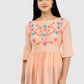 Women Top Pich Casual Regular Bell Sleeve