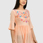Women Top Pich Casual Regular Bell Sleeve