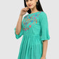 Women Top Til Casual Regular Bell Sleeve