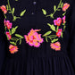 Women Top Black Casual Regular Bell Sleeve