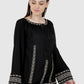 Women Top Black Casual Regular Sleeve