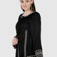 Women Top Black Casual Regular Sleeve