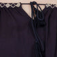 Women Top Navy Blue Casual Regular Sleeve